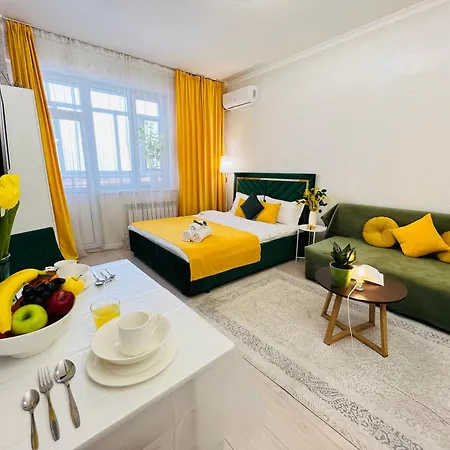 396I2 Sunny Green Apartment Sholpan City Almaty Exterior photo