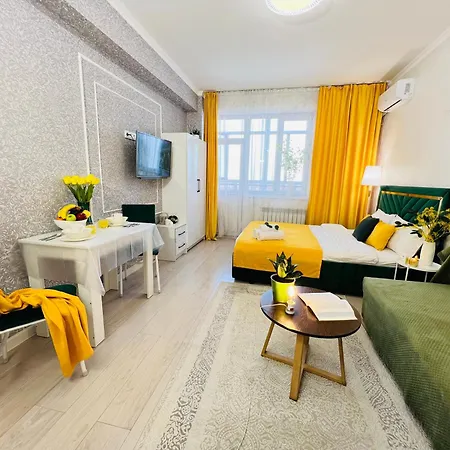 396I2 Sunny Green Apartment Sholpan City Almaty Exterior photo